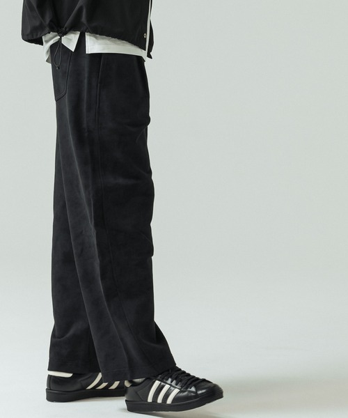 SLICK（スリック）の「【SLICK/スリック】Used Printed One Tuck Sweat Pants/ユーズドプリントワンタックスウェットパンツ/ビンテージ（スウェットパンツ・メンズ・ブラック/グレー・3/1/2）」の16枚目の写真