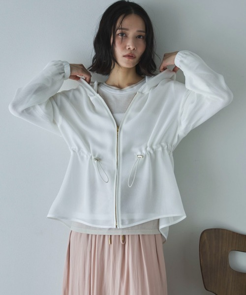 サーちゃん！archivio メッシュフード付きプルオーバー 受注制【Never mind the XU】mesh zip up hoodie (3color) – PRESSING