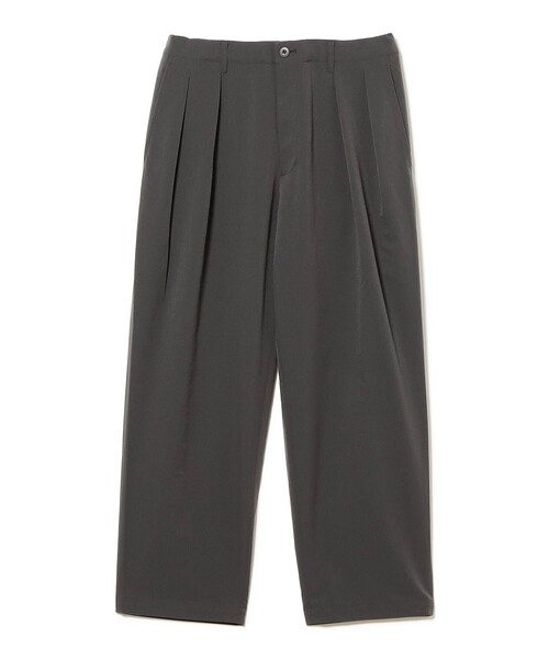 BEAMS(ビームス)の「【ワイドテーパードフィット】2プリーツ スラックス(スラックス・メンズ・グレー/ブラック・S/M/L/XL)」の14枚目の写真