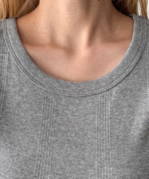 CANAL JEAN（キャナルジーン）の「Miller　パネルリブラウンドタンクトップ（タンクトップ・レディース・ブラック/ブラウン系その他/ヘザーグレー/ネイビー系/グリーン系その他・ONE SIZE）」の16枚目の写真