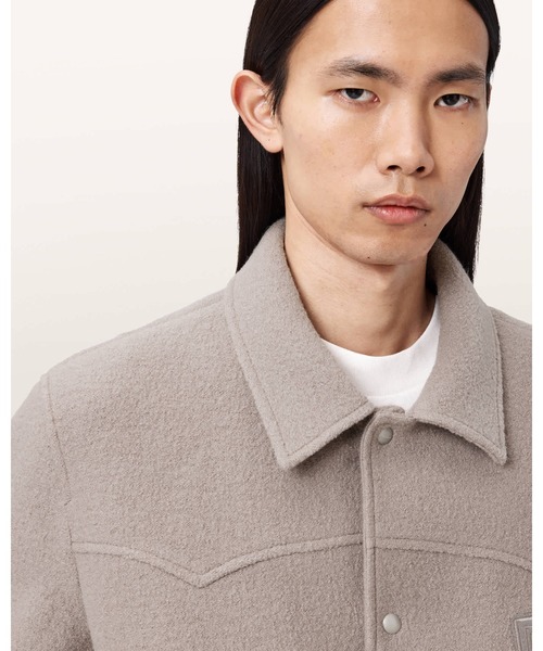 ALLSAINTS(オールセインツ)の「ROYCE WADDED PATCH JACKET | ROYCE WADDED パッチ ジャケット(その他アウター・メンズ・ブラウン系その他・S/M/L/XS)」の2枚目の写真