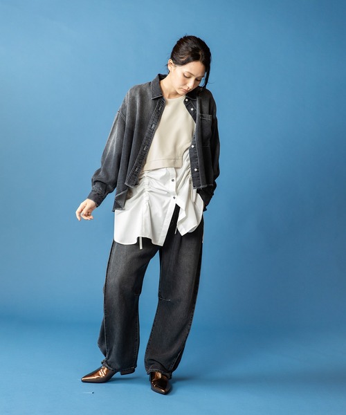 OSMOSIS（オズモーシス）の「ポインテッドトゥスリットパンプス（パンプス・レディース・シルバー系その他/ブロンズ/ホワイト・24.5cm/24cm/23.5cm）」の10枚目の写真