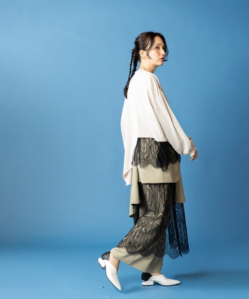 OSMOSIS（オズモーシス）の「ポインテッドトゥスリットパンプス（パンプス・レディース・シルバー系その他/ブロンズ/ホワイト・24.5cm/24cm/23.5cm）」の15枚目の写真