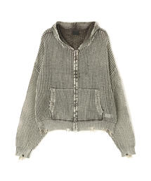 DANKE SCHON | DankeSchon/ダンケシェーン/ACID WASH MESH HOODIE(パーカー)