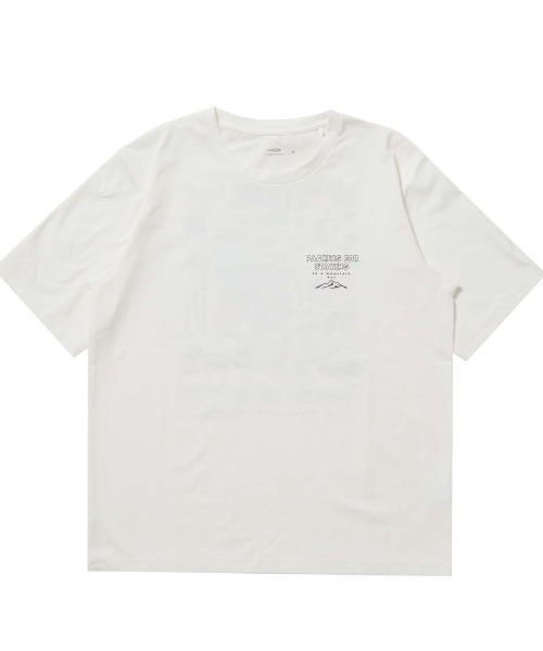 TIGORA(ティゴラ)の「ティゴラ TIGORA グラフィック半袖T パッキングリスト(Tシャツ/カットソー・レディース・ホワイト/ペールイエロー/サックスブルー・S/M/L/XL)」の2枚目の写真