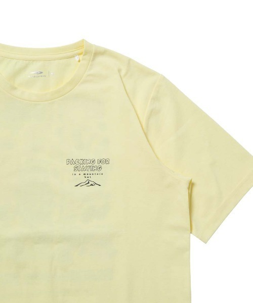 TIGORA(ティゴラ)の「ティゴラ TIGORA グラフィック半袖T パッキングリスト(Tシャツ/カットソー・レディース・ホワイト/ペールイエロー/サックスブルー・S/M/L/XL)」の6枚目の写真