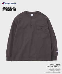 JOURNAL STANDARD（ジャーナルスタンダード）の「CHAMPION / チャンピオン for JS 長袖 ヘンリーネック（Tシャツ/カットソー）」