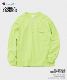 JOURNAL STANDARD（ジャーナルスタンダード）の「CHAMPION / チャンピオン for JS 長袖 ヘンリーネック（Tシャツ/カットソー）」