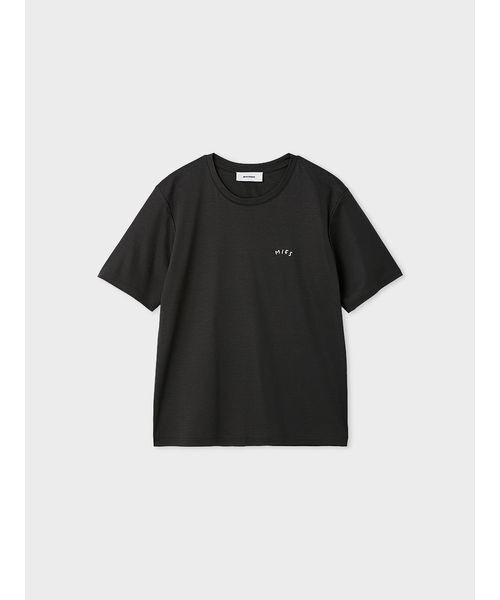 MIESROHE(ミースロエ)の「【洗える】ボクシークルーネックTシャツ(Tシャツ/カットソー・レディース・ライトブルー/チャコールグレー/ベージュ/ホワイト・F)」の3枚目の写真