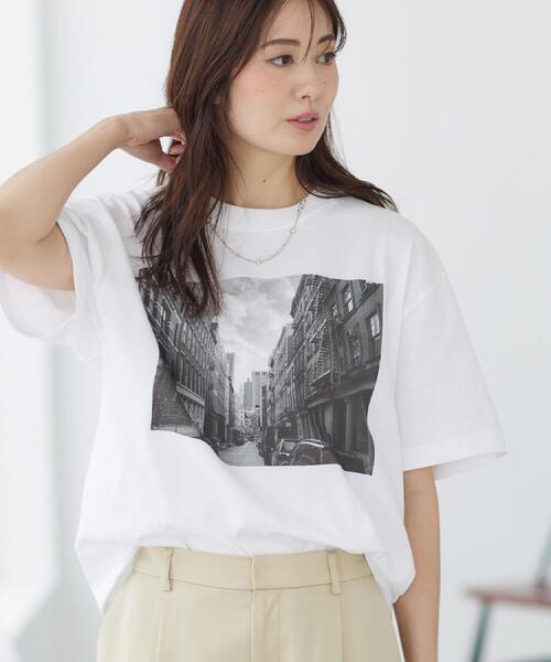 Reflect(リフレクト)の「【STAR&STRIPE】フォトTシャツ(Tシャツ/カットソー・レディース・オフホワイト/ホワイト系3・00)」の18枚目の写真