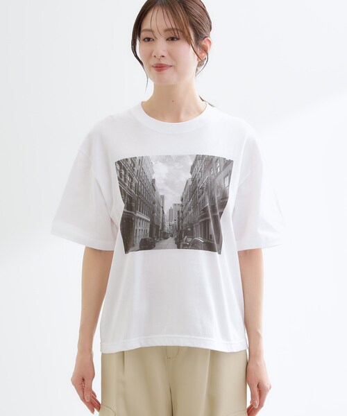 Reflect(リフレクト)の「【STAR&STRIPE】フォトTシャツ(Tシャツ/カットソー・レディース・オフホワイト/ホワイト系3・00)」の11枚目の写真