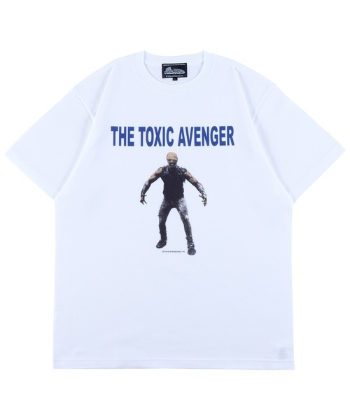 MEDICOM TOY(メディコムトイ)の「MLE × The Toxic Avenger "THREAT" TEE(Tシャツ/カットソー・メンズ・ブルー/レッド・SMALL/MEDIUM/LARGE/X-LARGE)」の1枚目の写真