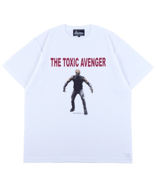 MEDICOM TOY(メディコムトイ)の「MLE × The Toxic Avenger "THREAT" TEE(Tシャツ/カットソー・メンズ・ブルー/レッド・SMALL/MEDIUM/LARGE/X-LARGE)」の2枚目の写真
