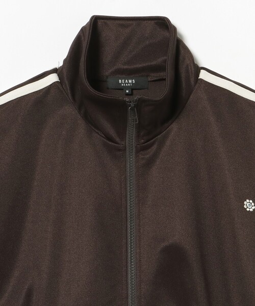 BEAMS HEART(ビームスハート)の「スタッズ エンブレム トラックジャケット【ストレッチ】(ジャージ・メンズ・ブラウン/ネイビー・SMALL/MEDIUM/LARGE)」の8枚目の写真