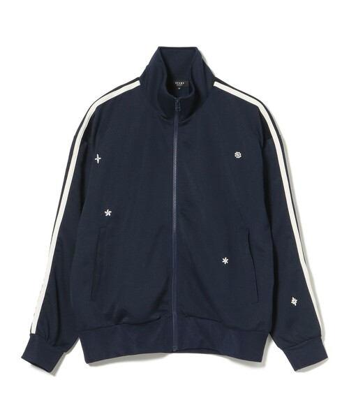 BEAMS HEART(ビームスハート)の「スタッズ エンブレム トラックジャケット【ストレッチ】(ジャージ・メンズ・ブラウン/ネイビー・SMALL/MEDIUM/LARGE)」の18枚目の写真