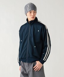 BEAMS HEART（ビームスハート）の「スタッズ エンブレム トラックジャケット【ストレッチ】（ジャージ）」