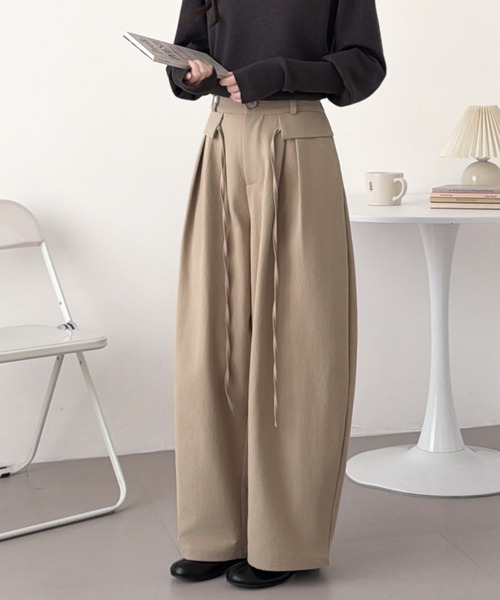 ABITOKYO(アビトーキョー)の「ハイウエストコークンパンツ(その他パンツ・レディース・ベージュ/カーキ/ブラック・M/S/L)」の21枚目の写真