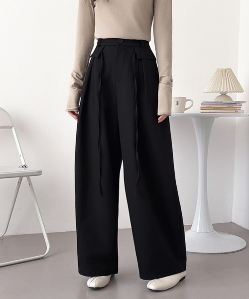 ABITOKYO(アビトーキョー)の「ハイウエストコークンパンツ(その他パンツ・レディース・ベージュ/カーキ/ブラック・M/S/L)」の11枚目の写真