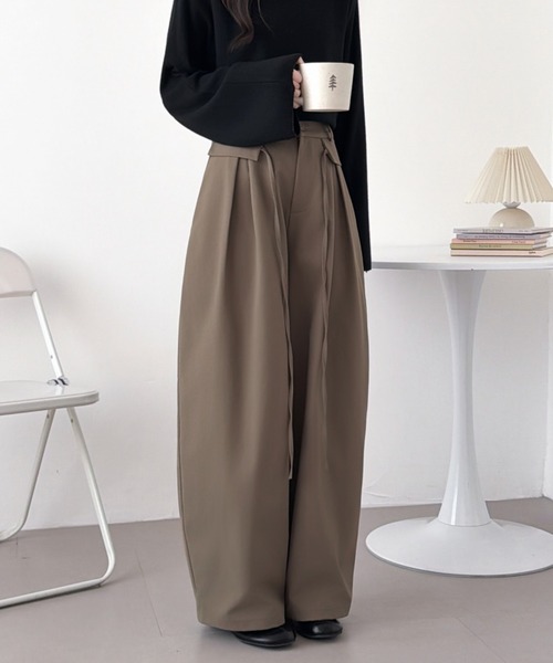 ABITOKYO(アビトーキョー)の「ハイウエストコークンパンツ(その他パンツ・レディース・ベージュ/カーキ/ブラック・M/S/L)」の14枚目の写真