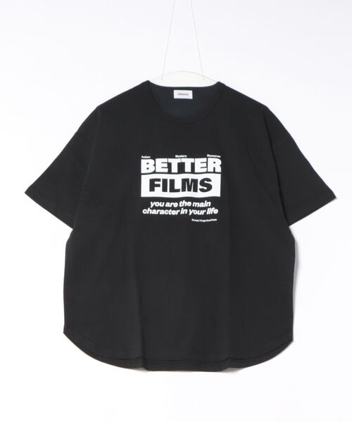 GENERATOR(ジェネレーター)の「GENERATOR/ジェネレーター BETTER FILMS Tシャツ(Tシャツ/カットソー・レディース・ホワイト/ピンク/ブラック・F)」の2枚目の写真