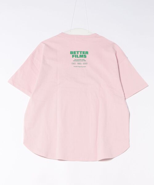 GENERATOR(ジェネレーター)の「GENERATOR/ジェネレーター BETTER FILMS Tシャツ(Tシャツ/カットソー・レディース・ホワイト/ピンク/ブラック・F)」の8枚目の写真