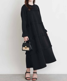 PICCIN PERLA（ピッチンペルラ）の「ティアードフリルワンピース（ワンピース）」