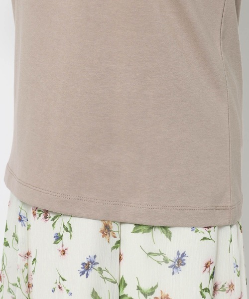 mysty woman（ミスティウーマン）の「GERMAINロゴTEELS　659258（Tシャツ/カットソー・レディース・ブラック/ベージュ/オフホワイト・FREE）」の18枚目の写真