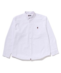 A BATHING APE | ONE POINT LINE CAMO JACQUARD OXFORD LS SHIRT(シャツ/ブラウス)