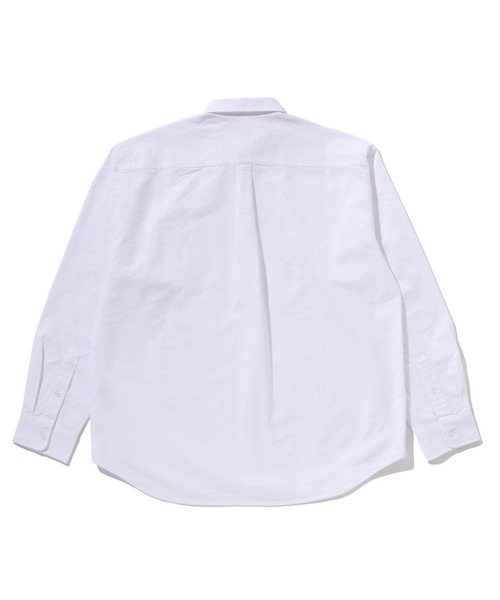 A BATHING APE(アベイシングエイプ)の「ONE POINT LINE CAMO JACQUARD OXFORD LS SHIRT(シャツ/ブラウス・メンズ・ブルー/ホワイト/ベージュ・MEDIUM/SMALL/X-LARGE/LARGE)」の4枚目の写真