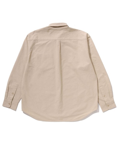 A BATHING APE(アベイシングエイプ)の「ONE POINT LINE CAMO JACQUARD OXFORD LS SHIRT(シャツ/ブラウス・メンズ・ブルー/ホワイト/ベージュ・MEDIUM/SMALL/X-LARGE/LARGE)」の5枚目の写真