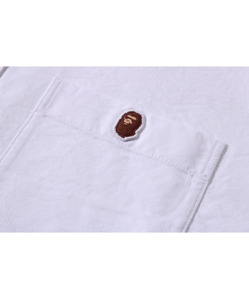 A BATHING APE(アベイシングエイプ)の「ONE POINT LINE CAMO JACQUARD OXFORD LS SHIRT(シャツ/ブラウス・メンズ・ブルー/ホワイト/ベージュ・MEDIUM/SMALL/X-LARGE/LARGE)」の7枚目の写真