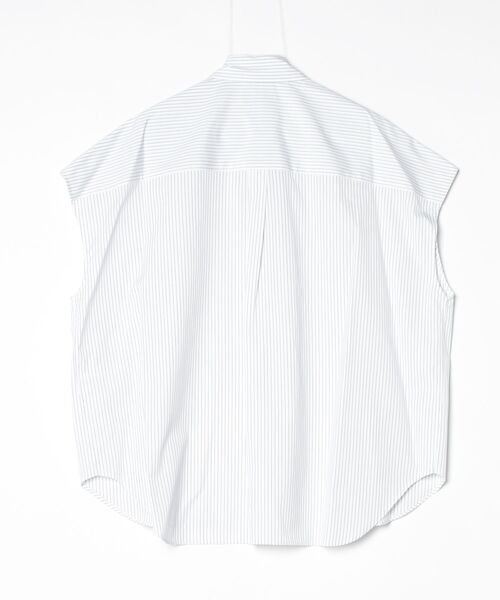 Mackintosh(マッキントッシュ)の「BIEL(シャツ/ブラウス・レディース・ホワイト×ネイビー/ホワイト×ブルー・6)」の9枚目の写真