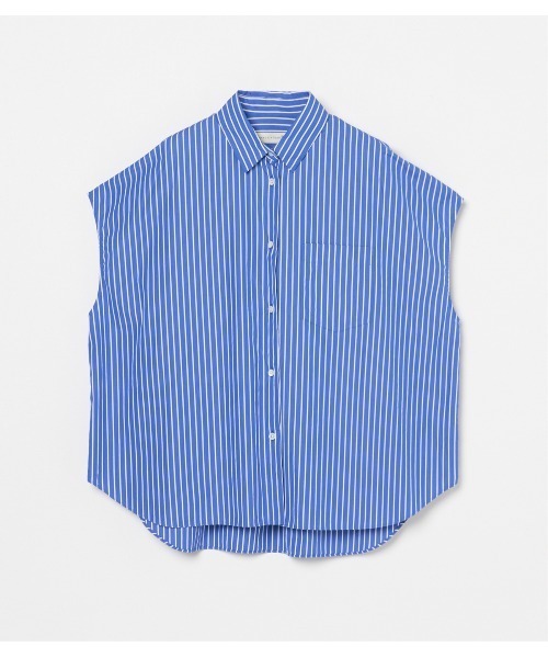 Mackintosh(マッキントッシュ)の「BIEL(シャツ/ブラウス・レディース・ホワイト×ネイビー/ホワイト×ブルー・6)」の2枚目の写真