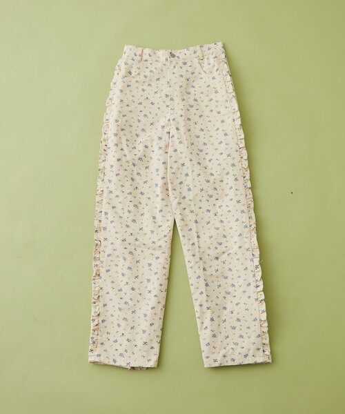 w closet（ダブルクローゼット）の「Am花柄パンツ（その他パンツ・レディース・ピンク/イエロー・MEDIUM/SMALL）」の13枚目の写真