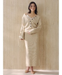 anuans（アニュアンス）の「メランジヤーンニットセットアップ（セットアップ）」