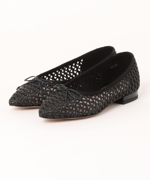 JILL STUART（ジルスチュアート）の「ポインテッドトゥメッシュパンプス（パンプス・レディース・ベージュ/ブラック・22.5cm/23.0cm/24.0cm/24.5cm/23.5cm）」の2枚目の写真