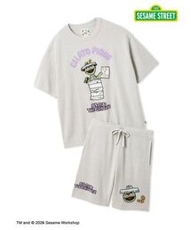 gelato pique(�W�F���[�g�s�P)�́ySESAME STREET�z�yHOMME�z�G�A���[���R�W���K�[�h�v���I�[�o�[&�n�[�t�p���c�Z�b�g(���[���E�F�A/�p�W���})