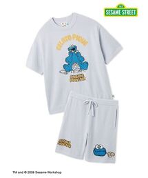 gelato pique(�W�F���[�g�s�P)�́ySESAME STREET�z�yHOMME�z�G�A���[���R�W���K�[�h�v���I�[�o�[&�n�[�t�p���c�Z�b�g(���[���E�F�A/�p�W���})