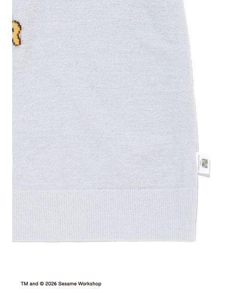 gelato pique（ジェラートピケ）の「【SESAME STREET】【HOMME】エアリーモコジャガードプルオーバー&ハーフパンツセット（ルームウェア/パジャマ・メンズ・グレー/ブルー・M/L）」の7枚目の写真