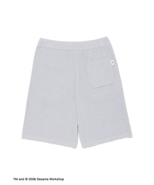 gelato pique（ジェラートピケ）の「【SESAME STREET】【HOMME】エアリーモコジャガードプルオーバー&ハーフパンツセット（ルームウェア/パジャマ・メンズ・グレー/ブルー・M/L）」の9枚目の写真