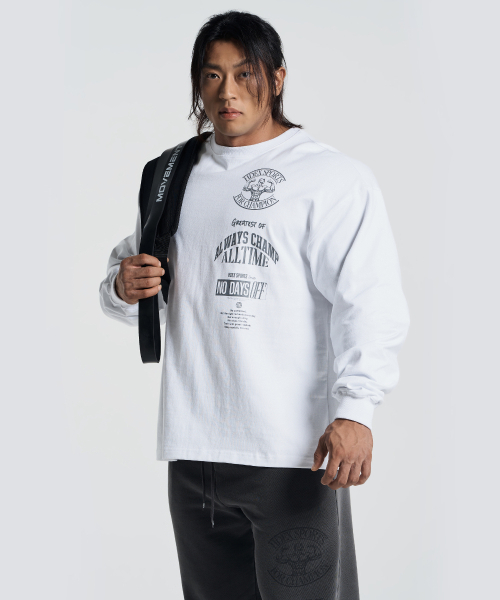 HDEX(エイチデックス)の「グロウロングスリーブ (ホワイト)(Tシャツ/カットソー・メンズ・ホワイト・MEDIUM)」の1枚目の写真