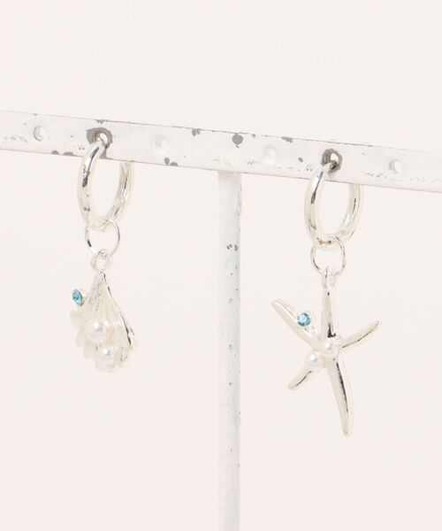 Burner(バーナー)の「【Sonu jewelry(ソヌジュエリー)】マリンモチーフ フープピアス son-pierce-57-4【RBTS】(ピアス(両耳用)・レディース・シルバー系その他・FREE)」の1枚目の写真