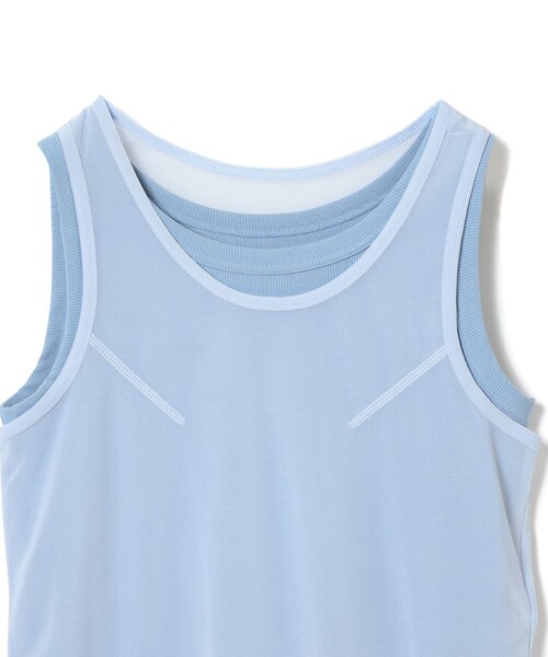 Ray BEAMS（レイビームス）の「シアー レイヤード タンクトップ（タンクトップ・レディース・ホワイト/ブルー・ONE SIZE）」の13枚目の写真