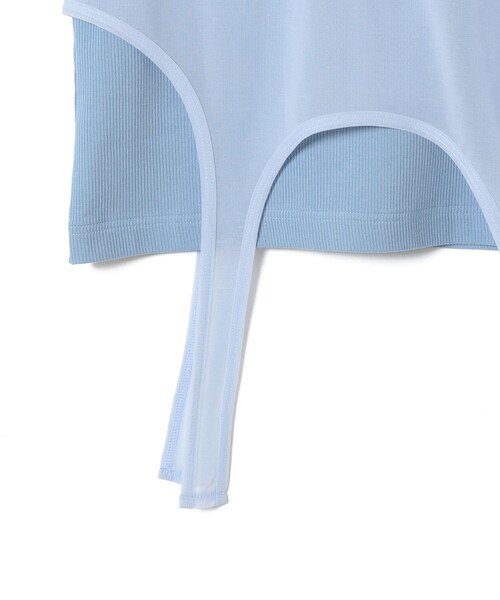 Ray BEAMS（レイビームス）の「シアー レイヤード タンクトップ（タンクトップ・レディース・ホワイト/ブルー・ONE SIZE）」の15枚目の写真