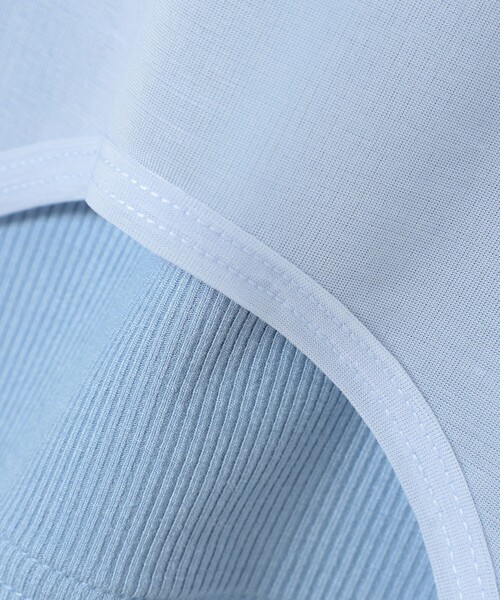 Ray BEAMS（レイビームス）の「シアー レイヤード タンクトップ（タンクトップ・レディース・ホワイト/ブルー・ONE SIZE）」の16枚目の写真