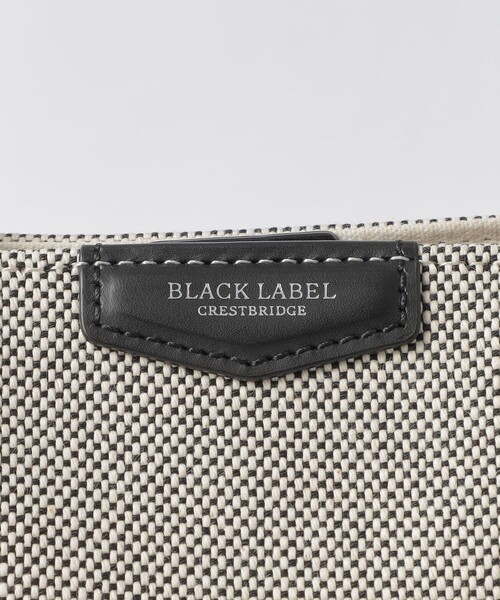 BLACK LABEL CRESTBRIDGE（ブラックレーベル・クレストブリッジ）の「シャンブレーキャンバスサイドクレストブリッジチェックトートバッグ（トートバッグ・メンズ・ホワイト系その他/ブラック・FREE）」の7枚目の写真