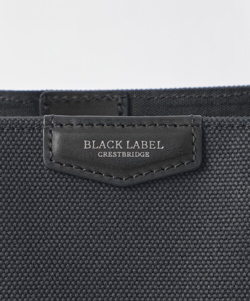 BLACK LABEL CRESTBRIDGE（ブラックレーベル・クレストブリッジ）の「シャンブレーキャンバスサイドクレストブリッジチェックトートバッグ（トートバッグ・メンズ・ホワイト系その他/ブラック・FREE）」の13枚目の写真