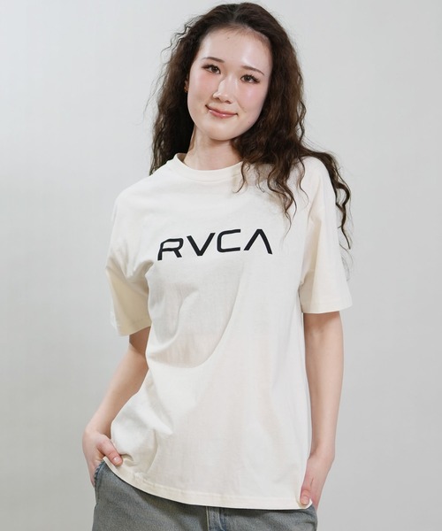RVCA(ルーカ)の「RVCA/ルーカ レディース 半袖 Tシャツ BG043209(Tシャツ/カットソー・レディース・ホワイト/ブラック・S/M)」の2枚目の写真