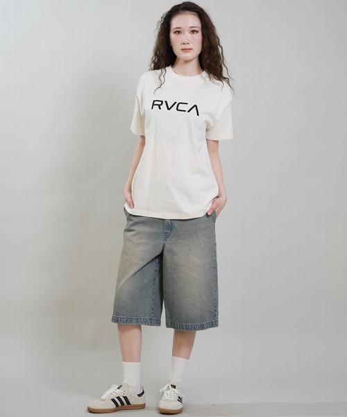 RVCA(ルーカ)の「RVCA/ルーカ レディース 半袖 Tシャツ BG043209(Tシャツ/カットソー・レディース・ホワイト/ブラック・S/M)」の4枚目の写真