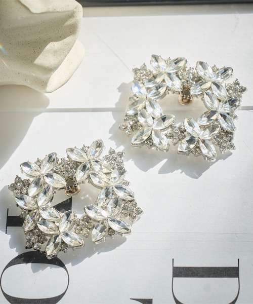 KOBE LETTUCE（コウベレタス）の「選べる2タイプ ビジューシューズクリップ（ブローチ/コサージュ・レディース・B・FREE）」の10枚目の写真